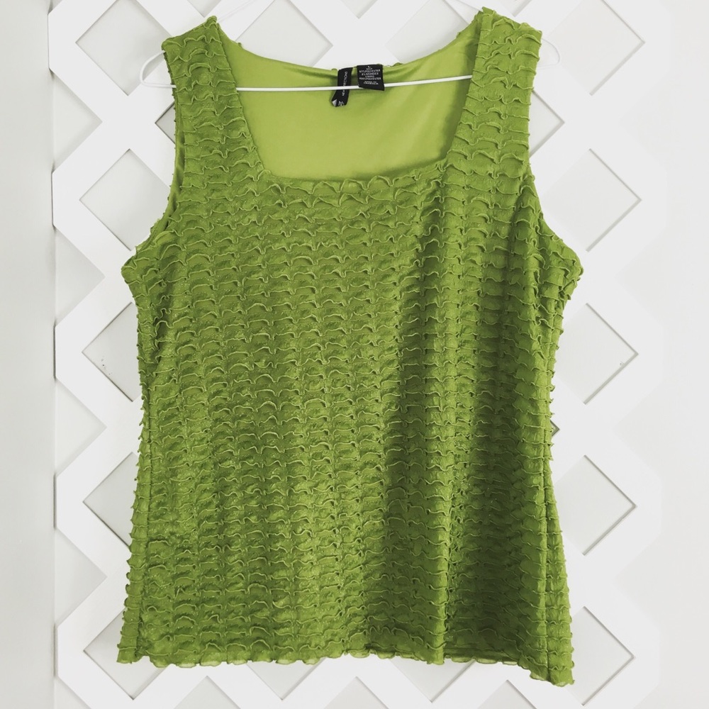 New Directions Sleeveless Tank Shirt Blouse